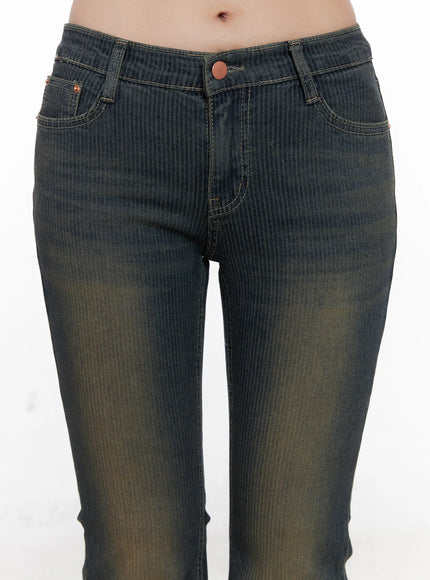 soleil-hip-pad-stripe-flared-jeans-cn512