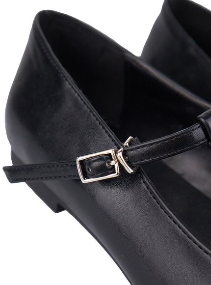 faux-leather-buckle-loafers-co431