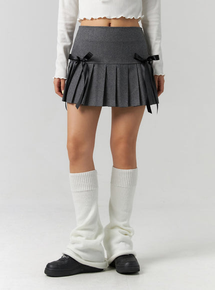 ribbon-pleated-mini-skirt-cs320