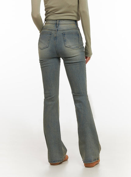 cathy-washed-slim-fit-flared-jeans-ij503