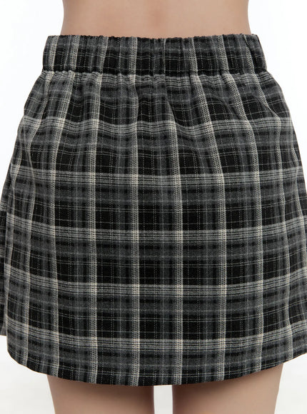 plaid-pleated-a-line-skirt-cs518