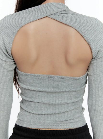 ribbed-halter-top-bolero-set-cs517