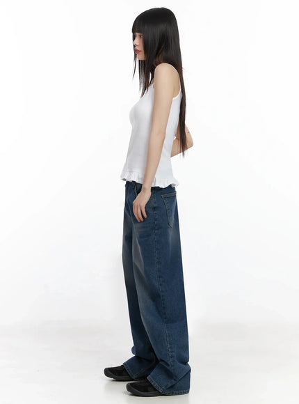 frill-hem-cami-top-f517