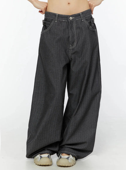 casual-baggy-stripe-pants-iu518