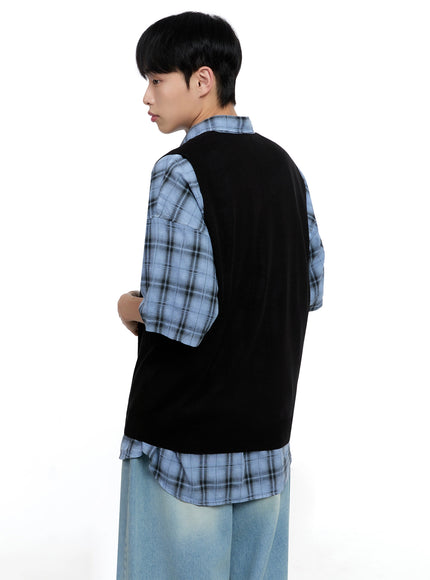 mens-linen-v-neck-knit-vest-ig520