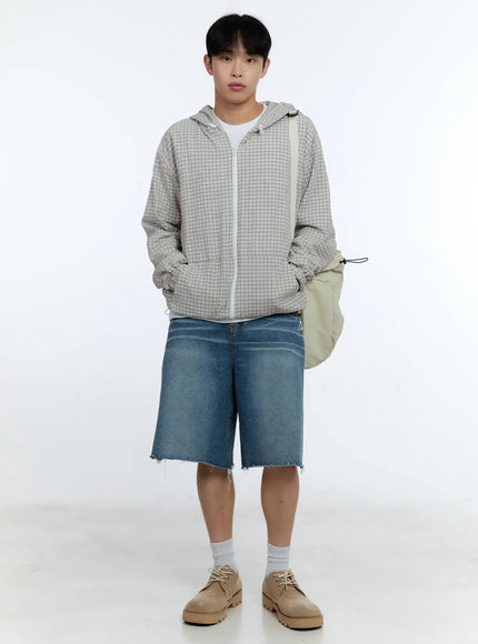 mens-checkered-windbreaker-jacket-ig515