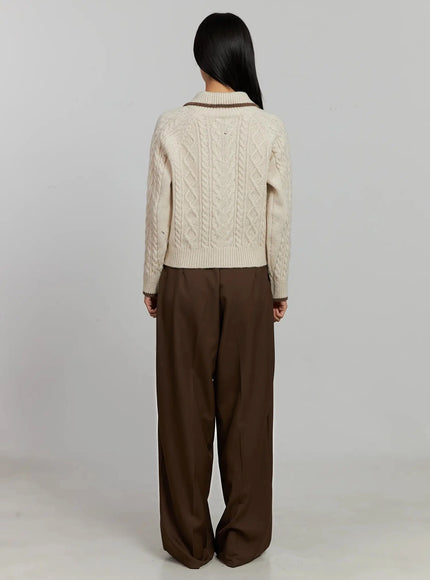 brown-pleated-slacks-ij505