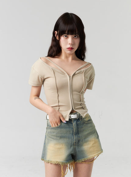 short-sleeve-zip-up-cl314