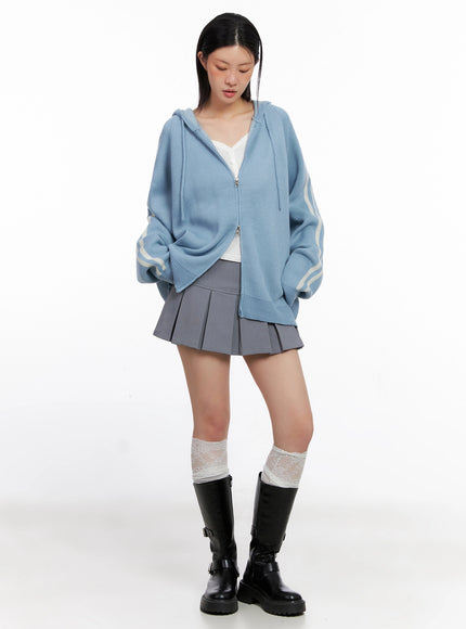 striped-sleeve-casual-hoodie-is515