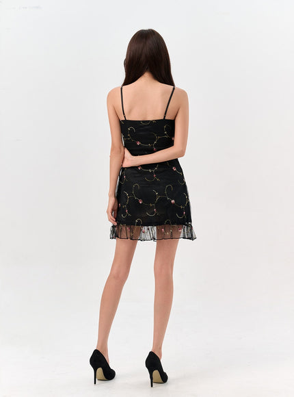 ribbon-frill-mini-dress-io310