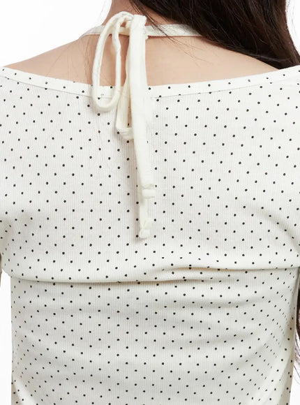 polka-dot-layered-halter-top-in525