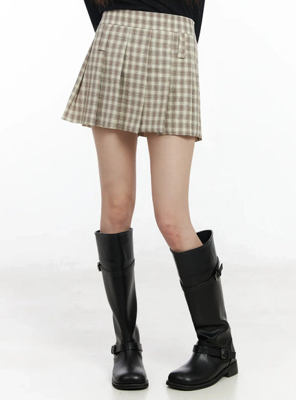 checkered-pleated-skirt-im530