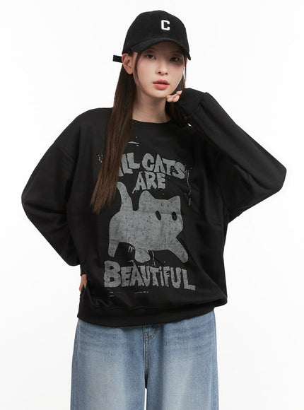 oversized-cat-graphic-crew-neck-ij527