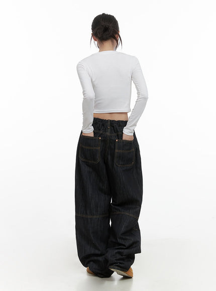 nixie-casual-string-tie-waist-baggy-jeans-cs430