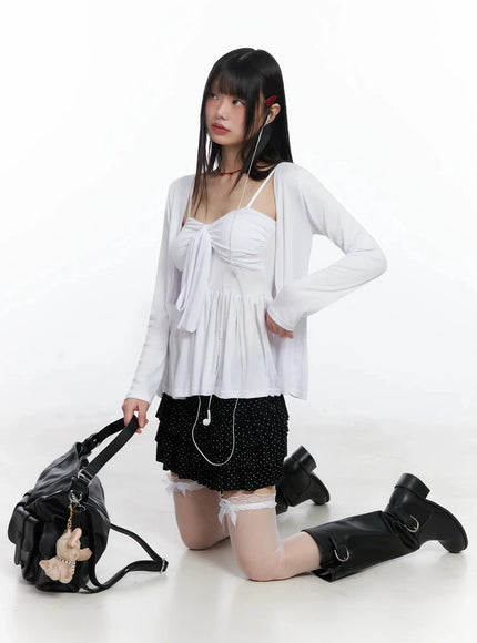 faux-leather-two-pocket-shoulder-bag-if505