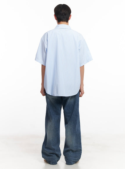 mens-short-sleeve-buttoned-striped-shirt-ia521