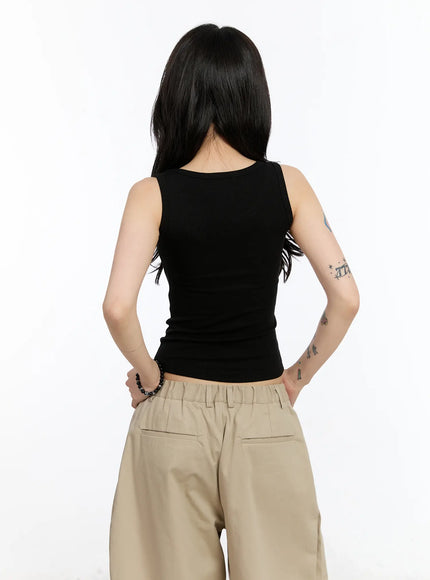 gothic-print-ribbed-tank-ca506