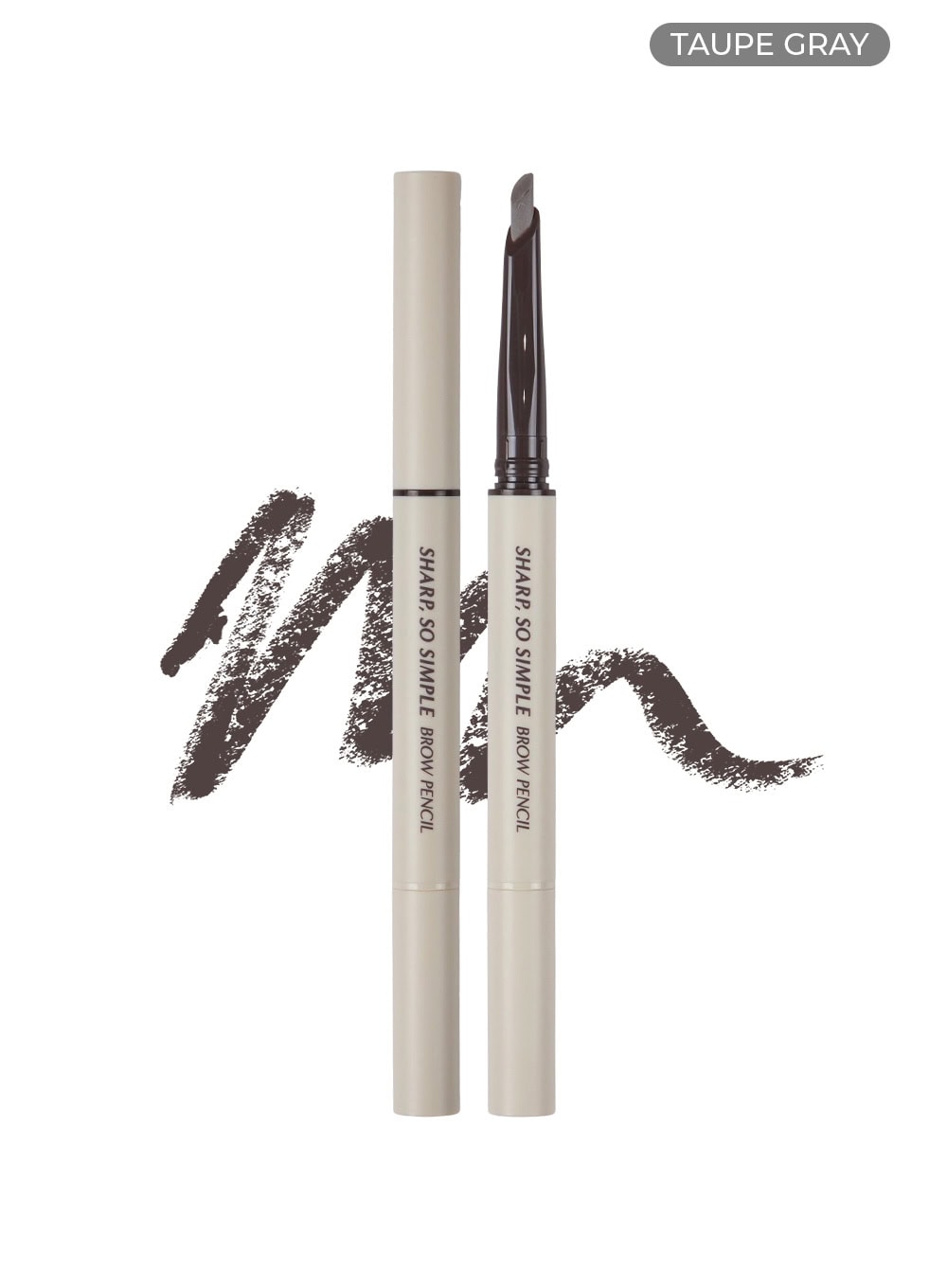 SHARP SO SIMPLE BROW PENCIL 01 TAUPE GRAY