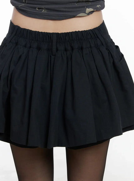 chic-pleated-mini-skort-with-elastic-waistband-cj526