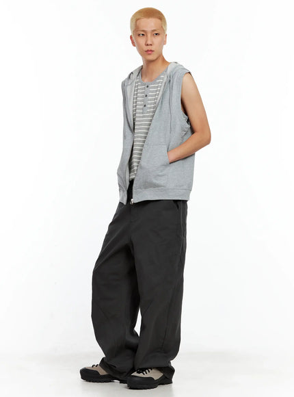 mens-cotton-zip-up-hoodie-vest-il511