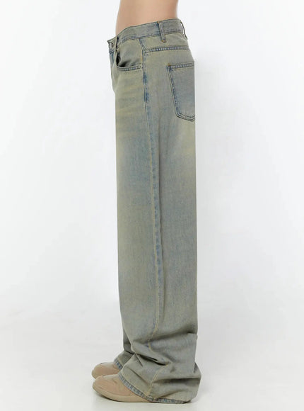 Naia Washed Baggy Jeans IU524