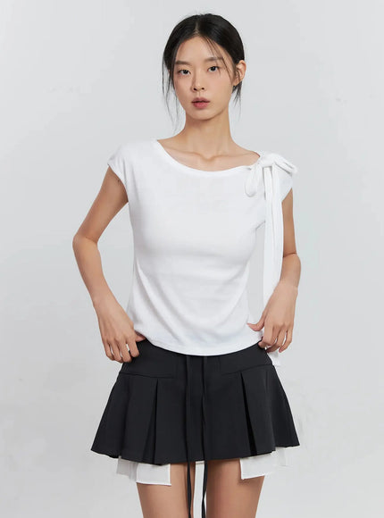 cap-sleeve-bow-tie-top-is516