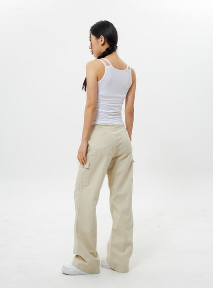 Cotton Cargo Pants IY312