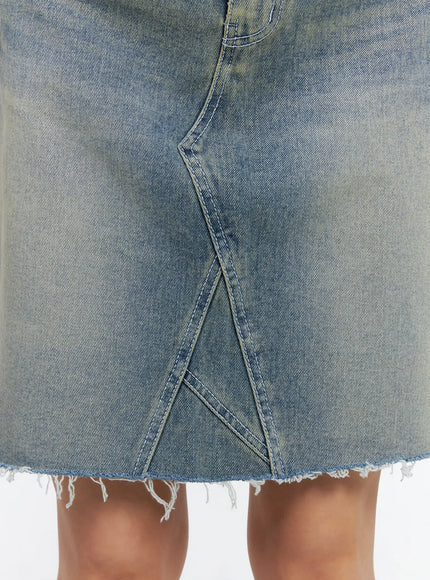 frayed-hem-denim-midi-skirt-cl529