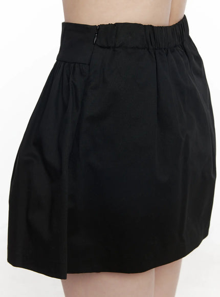 cotton-shirred-a-line-mini-skirt-if524