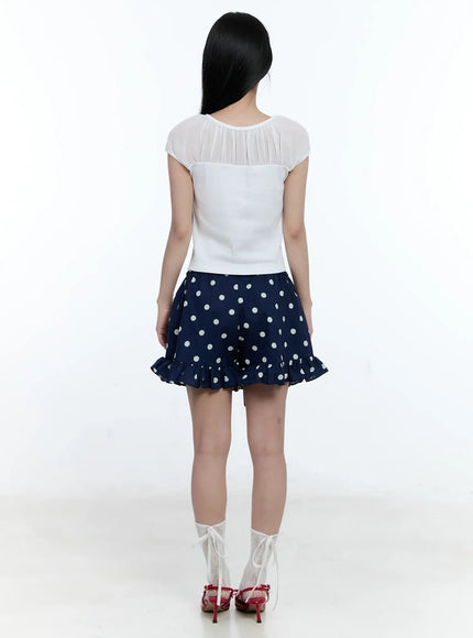 polka-dot-ruffle-shorts-cg501