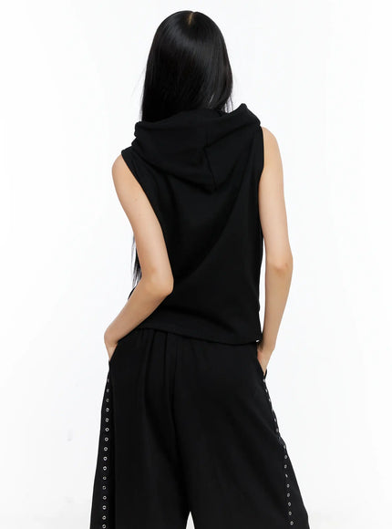 eyelet-hooded-vest-zip-up-cl529