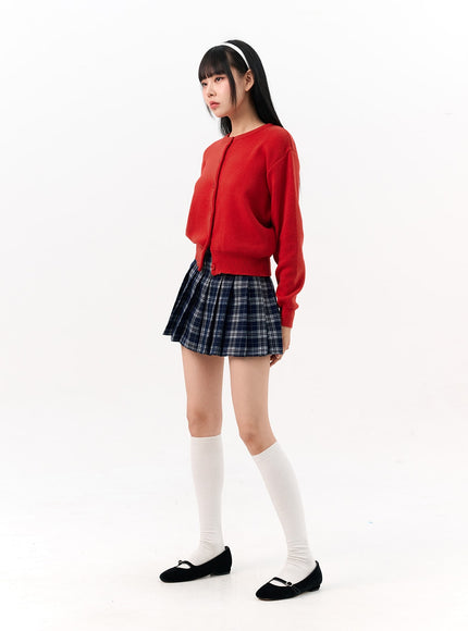 check-pleated-mini-skirt-io317