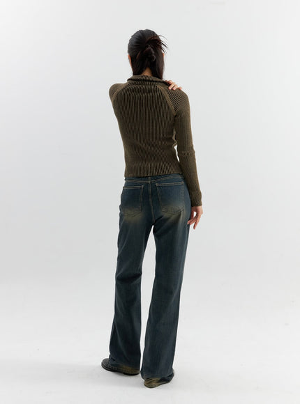 vintage-wash-flare-jeans-co306