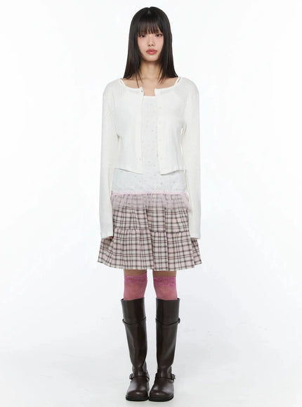 round-neck-eyelet-cropped-cardigan-iy526