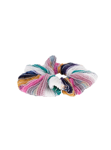 striped-knit-scrunchie-cy506