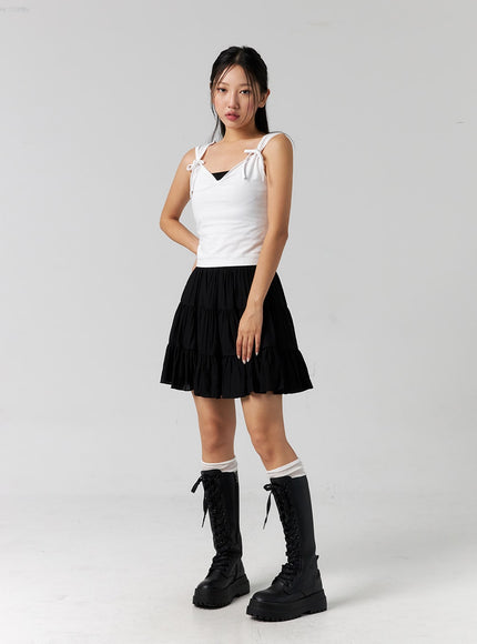 tiered-mini-skirt-cg303