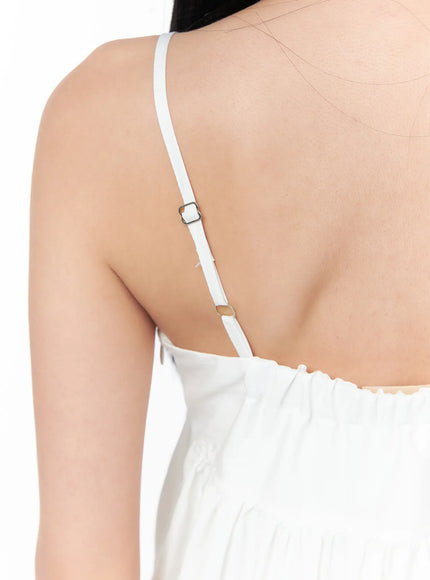 elegant-balloon-hem-sleeveless-top-cy512