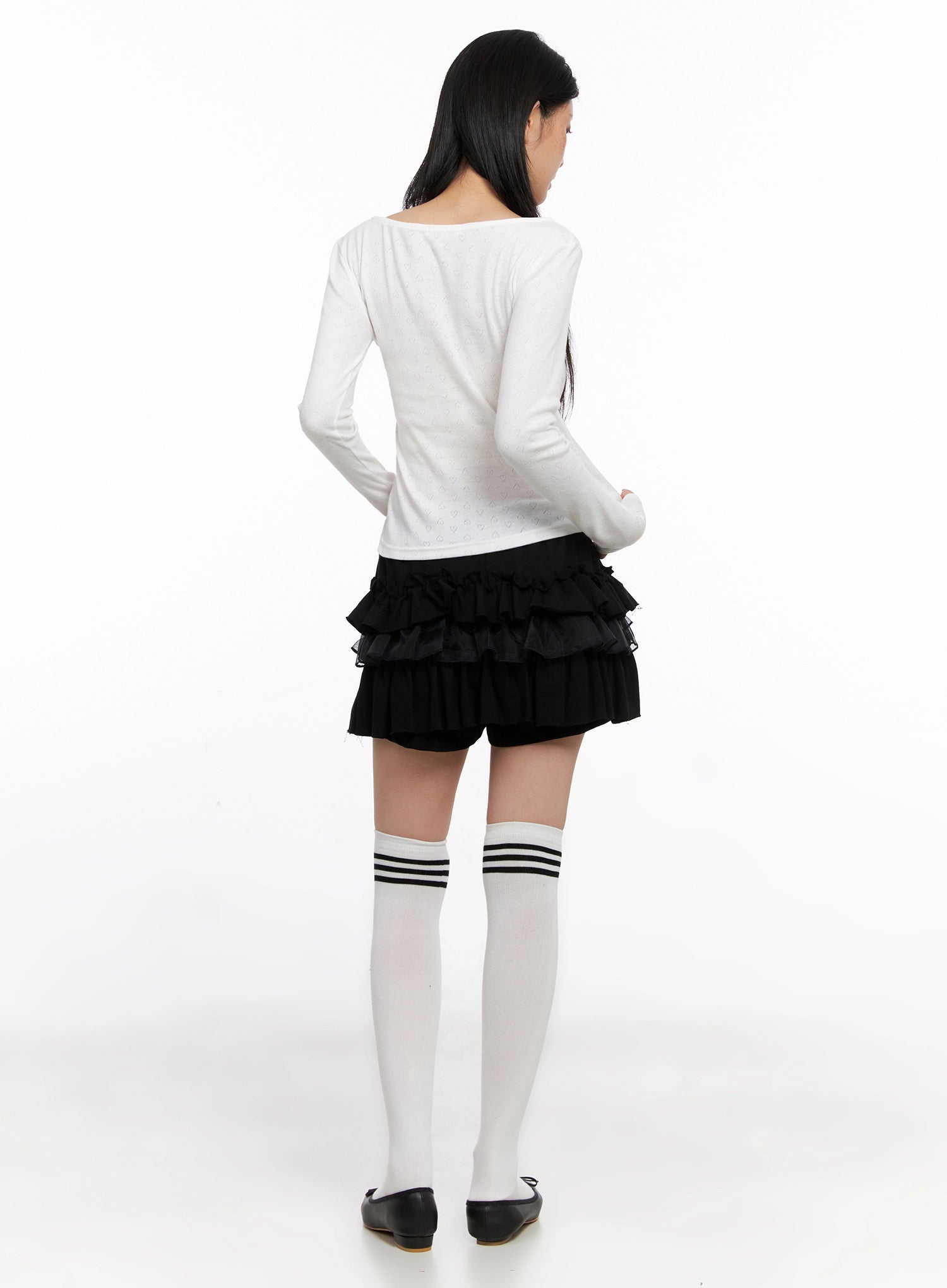 layered-ruffle-mini-skirt-is508
