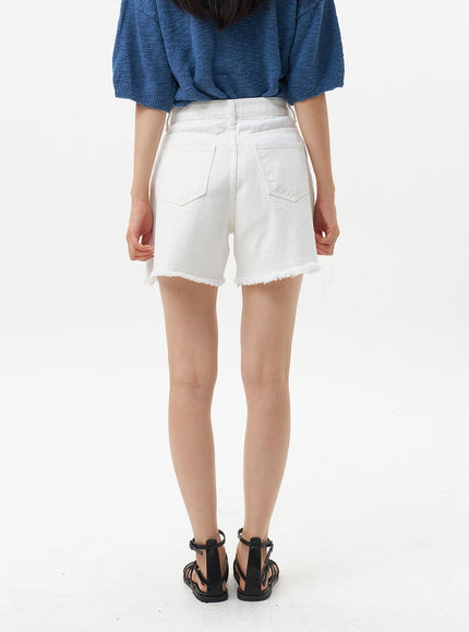 ripped-hem-cotton-shorts-ou326