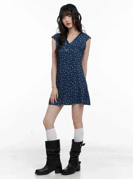 v-neck-floral-print-a-line-dress-il531