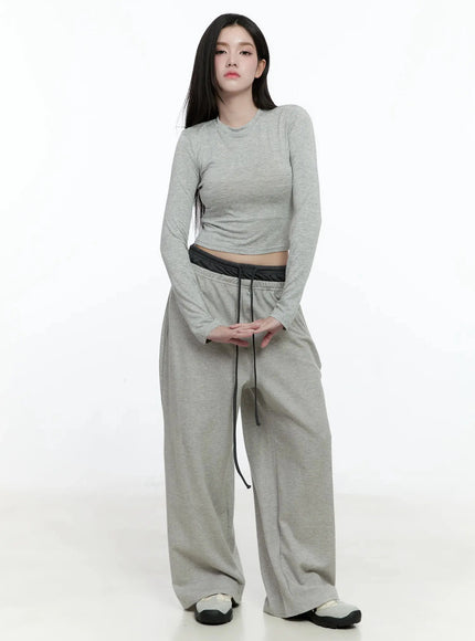 layered-button-baggy-sweatpants-io527