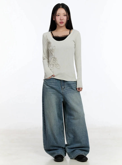 two-way-flower-ribbed-top-im509