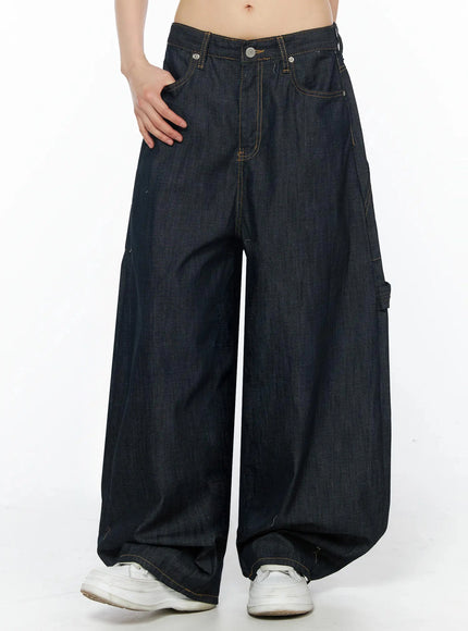 ami-wide-leg-cargo-jeans-iy526