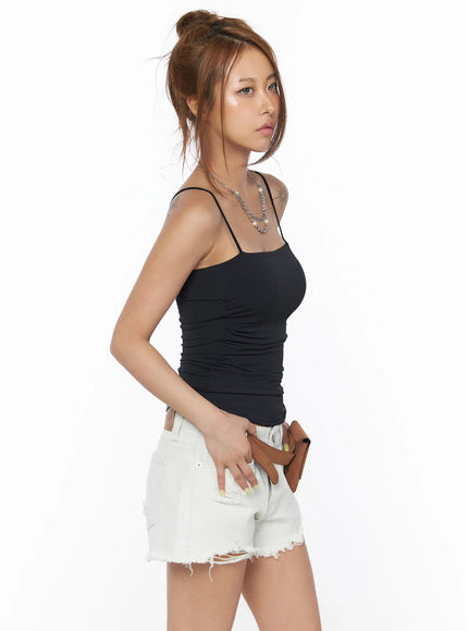 chic-built-in-bra-tank-cu501 / Black