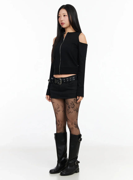 chic-shoulder-cut-out-zip-up-top-ia507