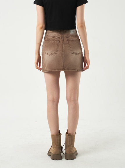 High Waist Mini Skirt OY303