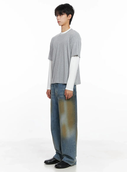 mens-layered-semi-crop-t-shirt-io516