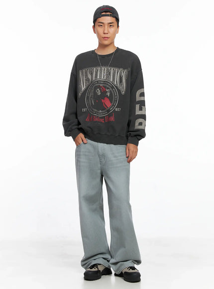 mens-vintage-red-graphic-crewneck-is509
