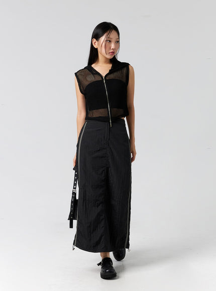 nylon-banded-maxi-skirt-cg310