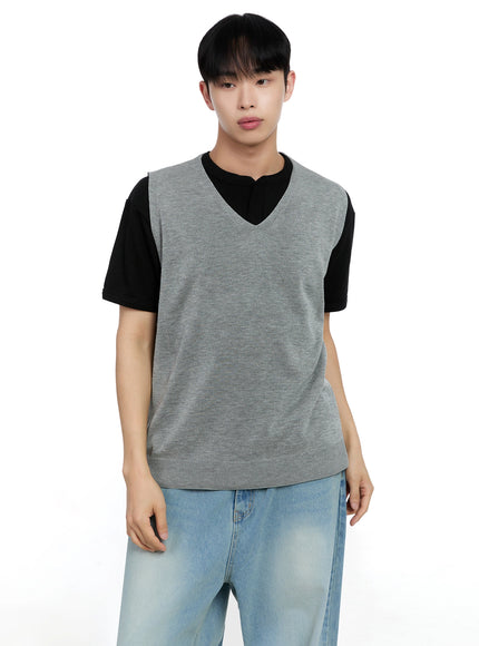 mens-linen-v-neck-knit-vest-ig520